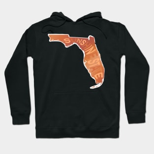 Florida Sunset - Sunshine State Outline Hoodie